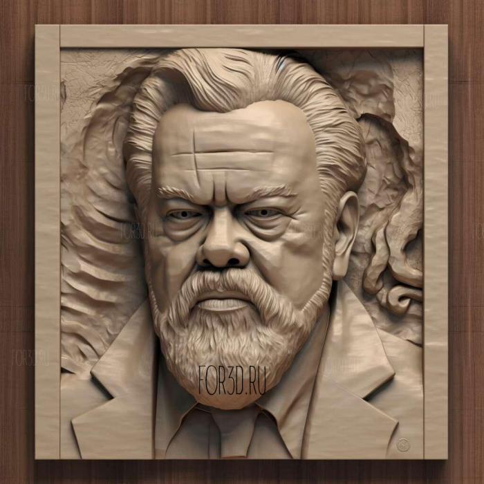 orson welles 1 stl model for CNC